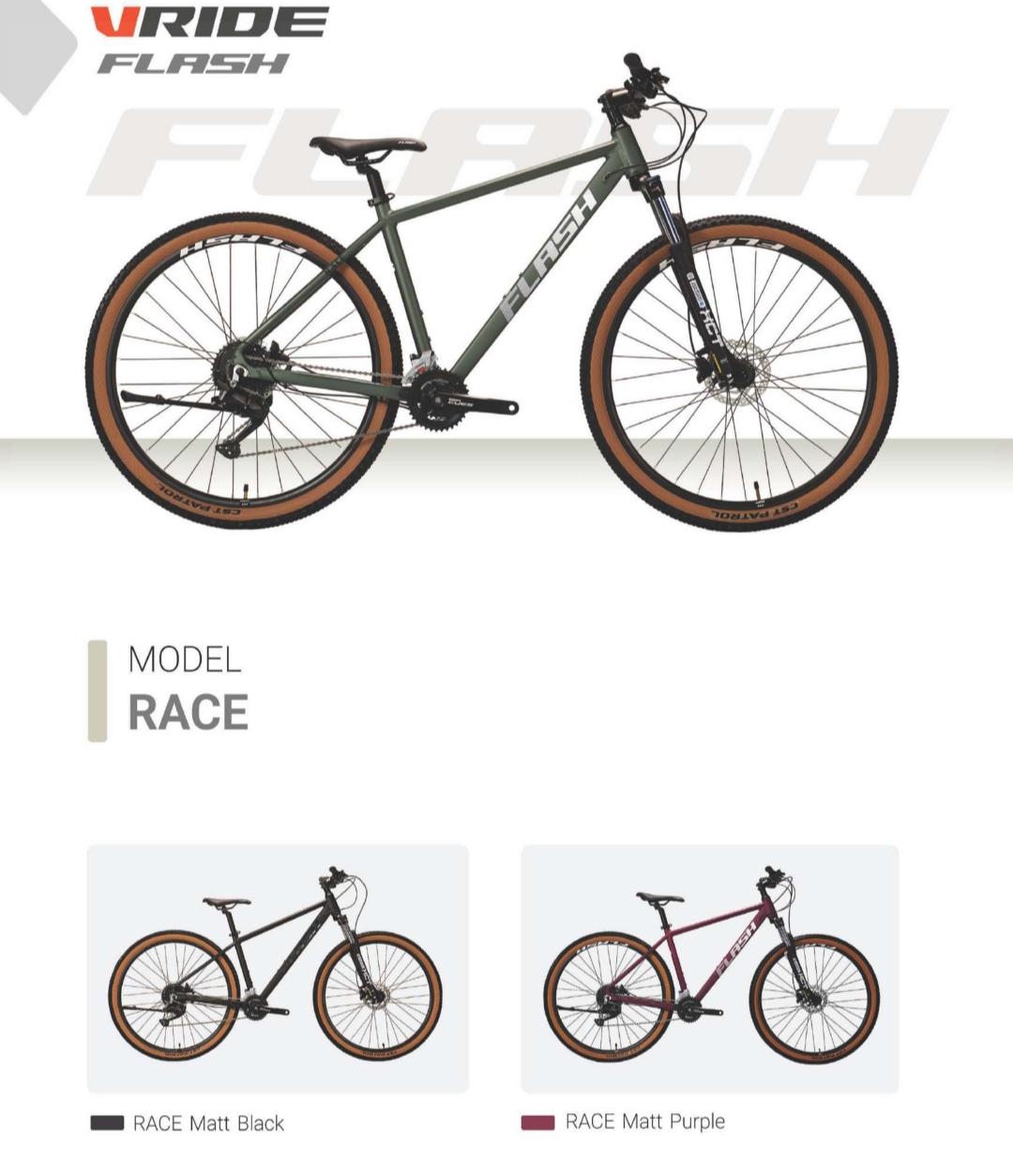 دوچرخه فلش مدل race سایز 29